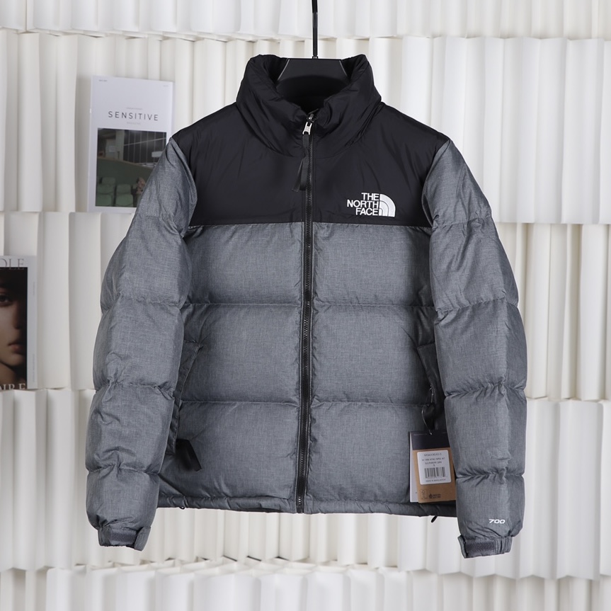 The North Face| Nuptse 1996 |Down Jacket_METAL GRAY&MATCHA GREEN