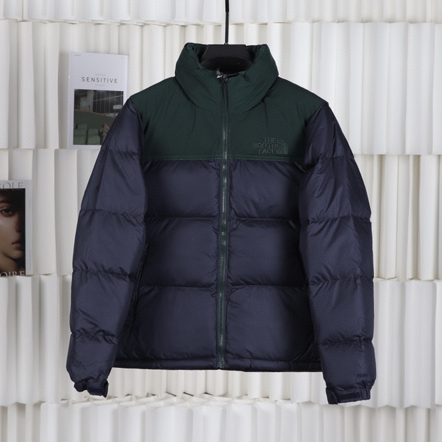 The North Face| Nuptse 1996 |Down Jacket_SPLICING BLUE&SPLICING WITHE