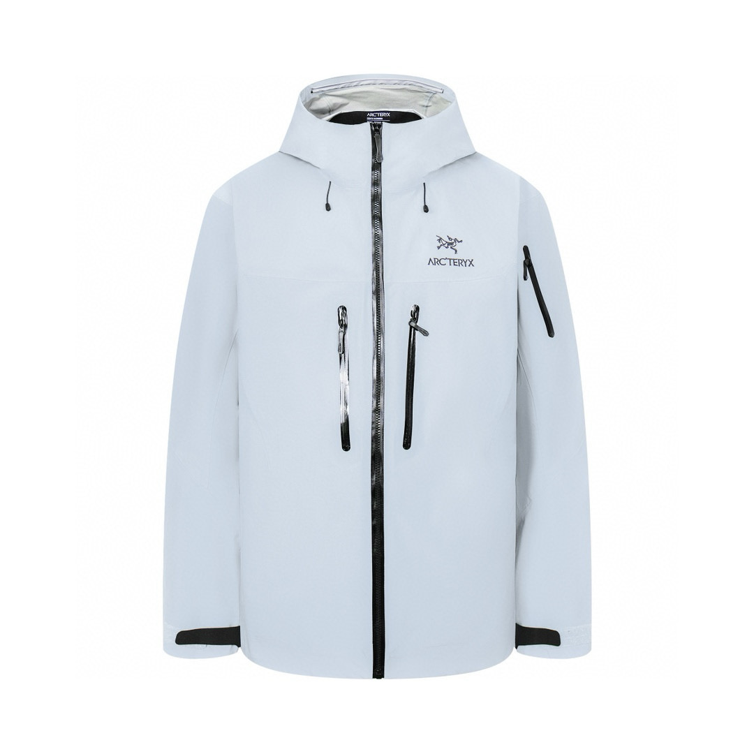 Arcteryx | Alpha SV | Down Jacket_BLACK&WASHED BLUE