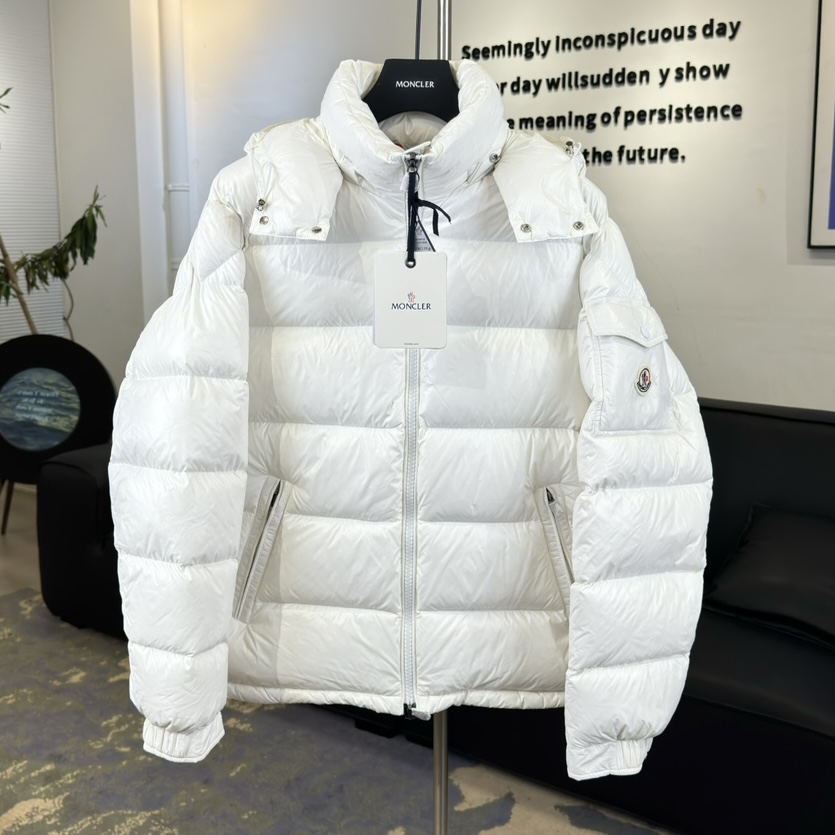 MONCLER | MAYA |SHORT DOWN JACKET_WITHE