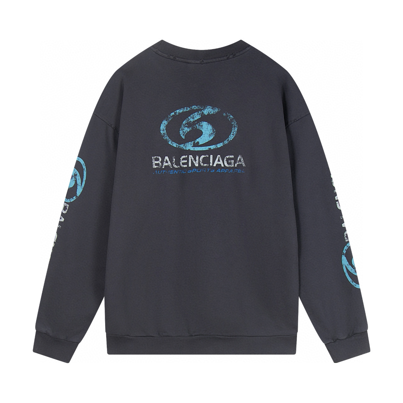 BALENCIAGA | Printed long sleeve Hooded