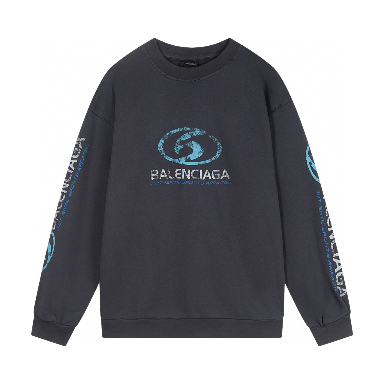 BALENCIAGA | Printed long sleeve Hooded