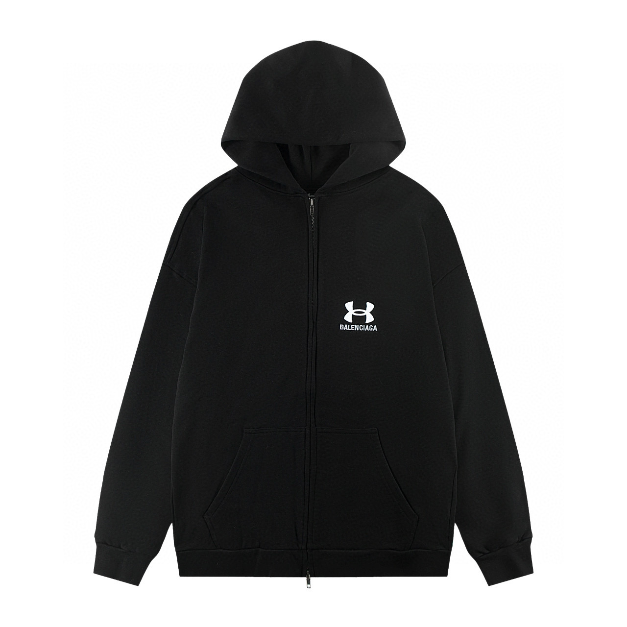 BALENCIAGA | Printed long sleeve Hooded