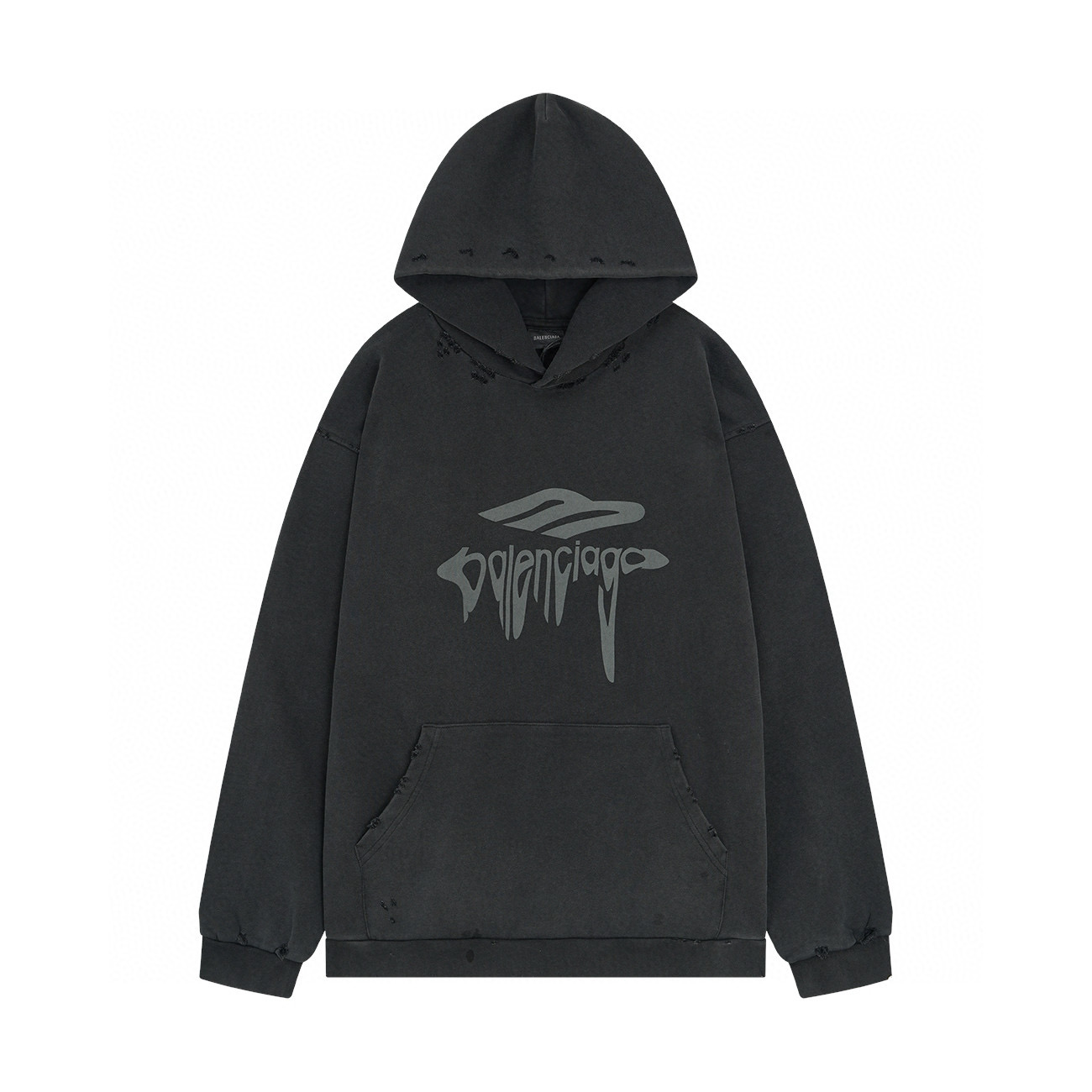 BALENCIAGA | Printed long sleeve Hooded