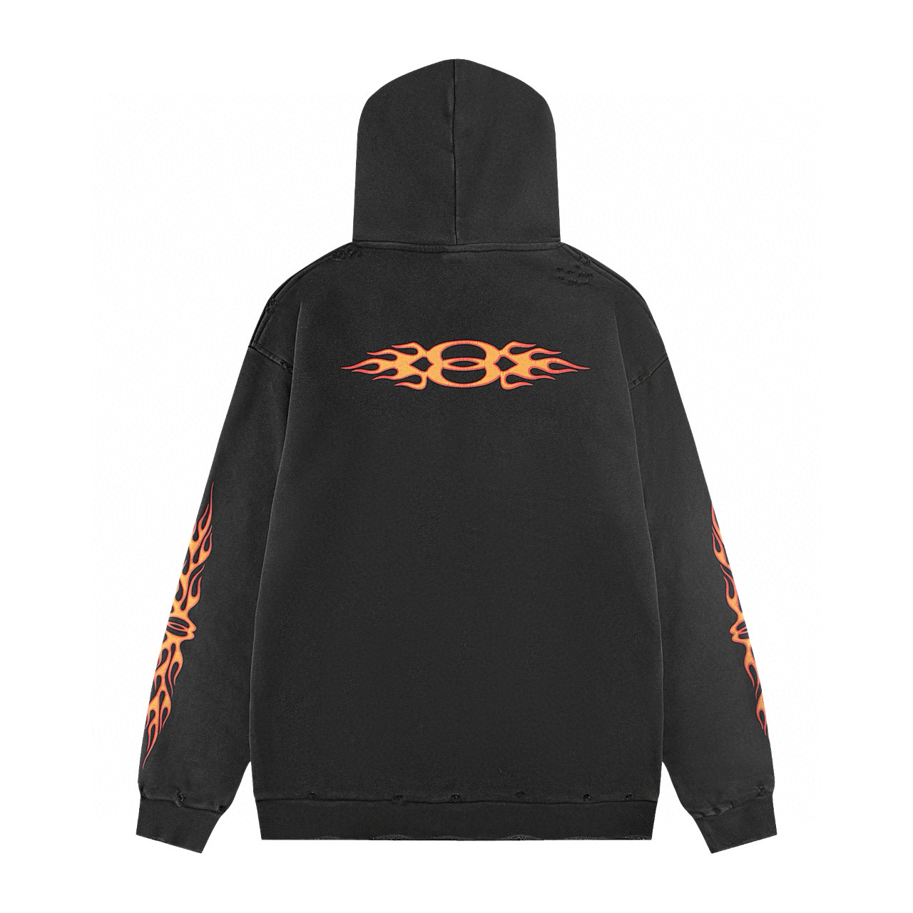 BALENCIAGA | Printed long sleeve Hooded