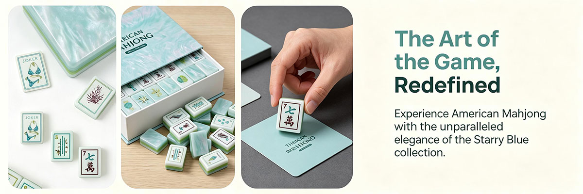 Acrylic American Mahjong with High Aesthetic Value