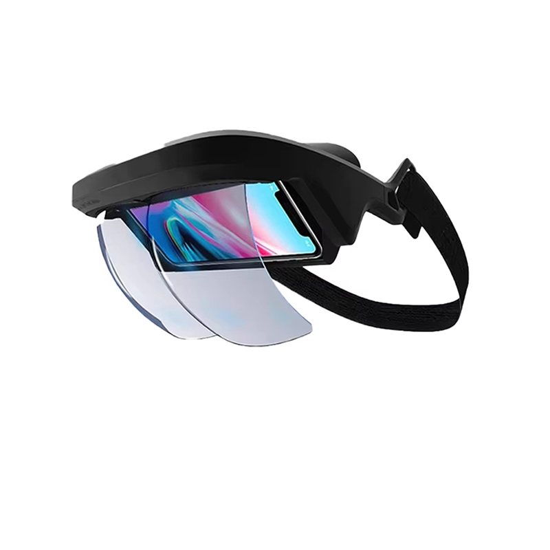 HRBOX2 Smartphone AR/VR Glasses - 3D Headset Compatible with iOS/Android, 1080P HD Screen and 360° Spatial Audio for Gaming/Movies