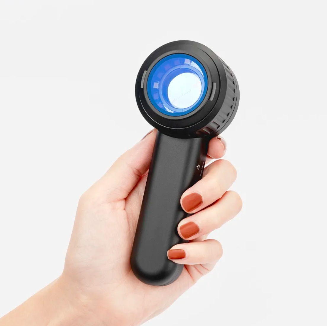 Original IBOOLO DE-3100 Pro Dermatoscope Skin Loupe Portable Polarized 365NM UV Dermatoscope DE-3100 Pro 10x Magnify Woods Lamp