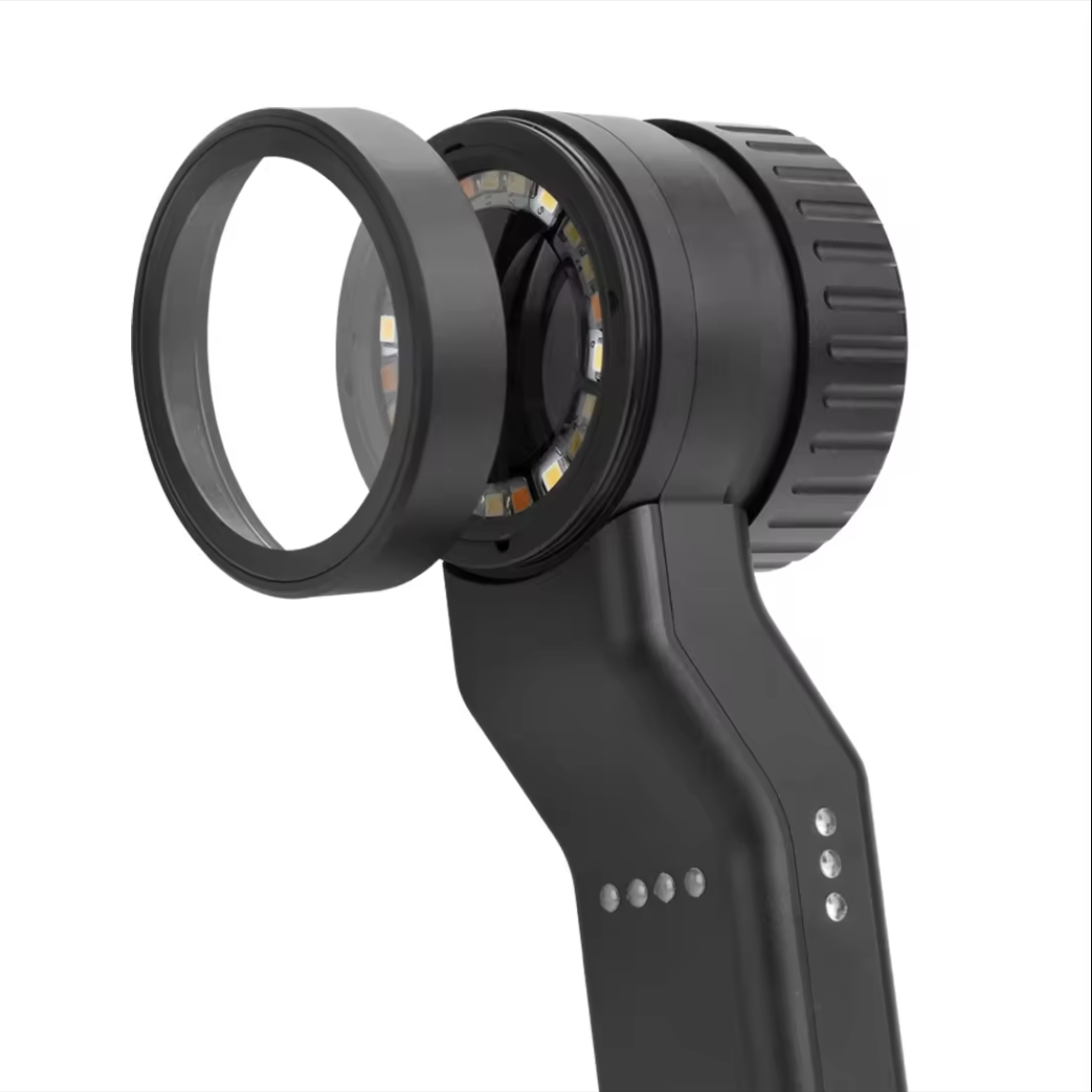 Handheld Dermatoscope IBOOLO DE-4100 Dermatoscope Medical Dermoscope Optical Dermoscope for Skin Diagnosis Adjustable Brightness