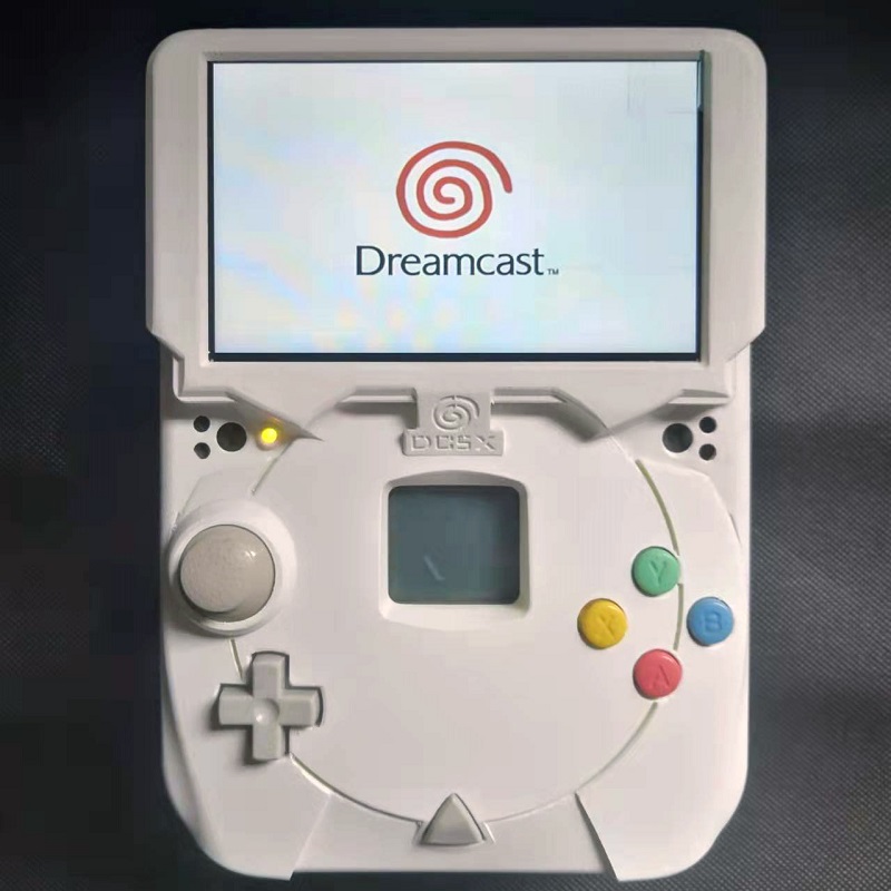 DCSX Dreamcast Portable Game Console Dreamcast Handheld Arcade Dreamshell / GDmenu Original DC Motherboard DC Games Original VMU