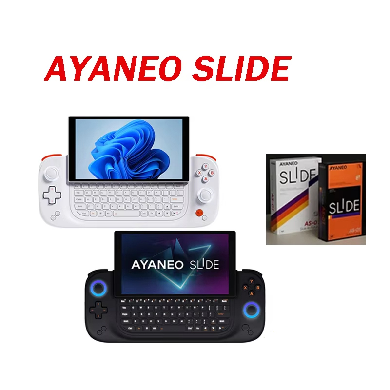 In stock, AYANEO SLIDE: Full Keyboard Slide 7840U Handheld |6" 1080P IPS floating Screen |46.2Wh Battery | Hall Joystick&Trigger