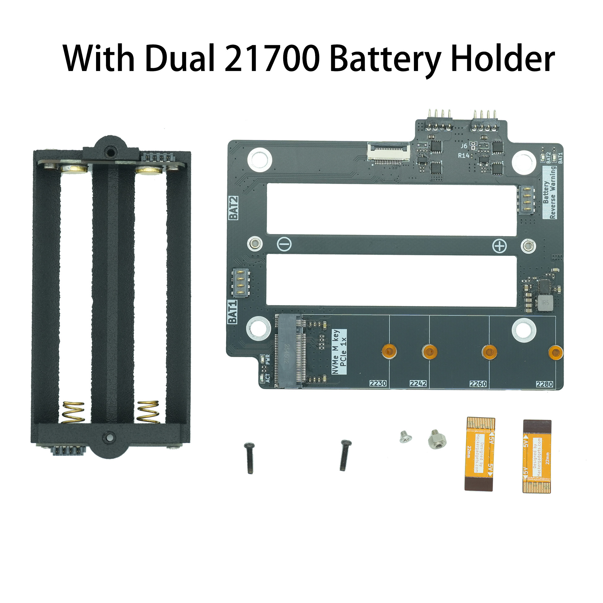  New NVMe Battery Board for uConsole, 21700/18650 Battery Holder, Portable Power Supply Module