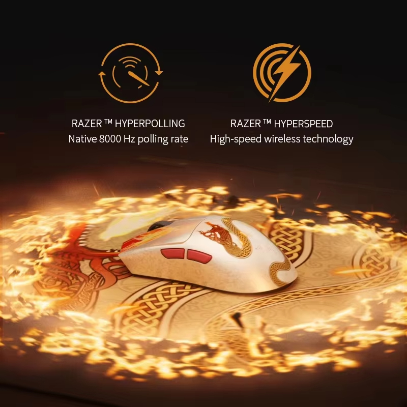 New Razer Viper V3 Pro CS2 Co-Branded Wireless Mouse Ergonomic design Lightweight Low Latency Customized E-sports Gaming Mouse！！