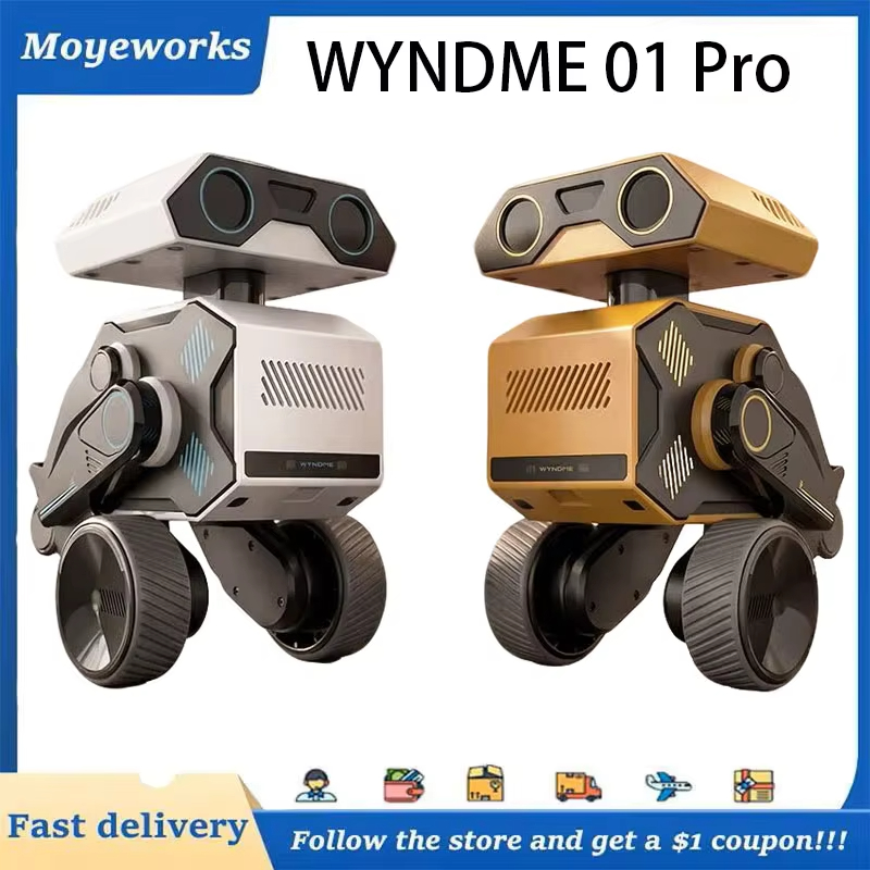 WYNDME 01 Pro Intelligent AI Companion Robot Action Language Interaction With Voiceprint Recognition & Remote Monitoring AI Toys