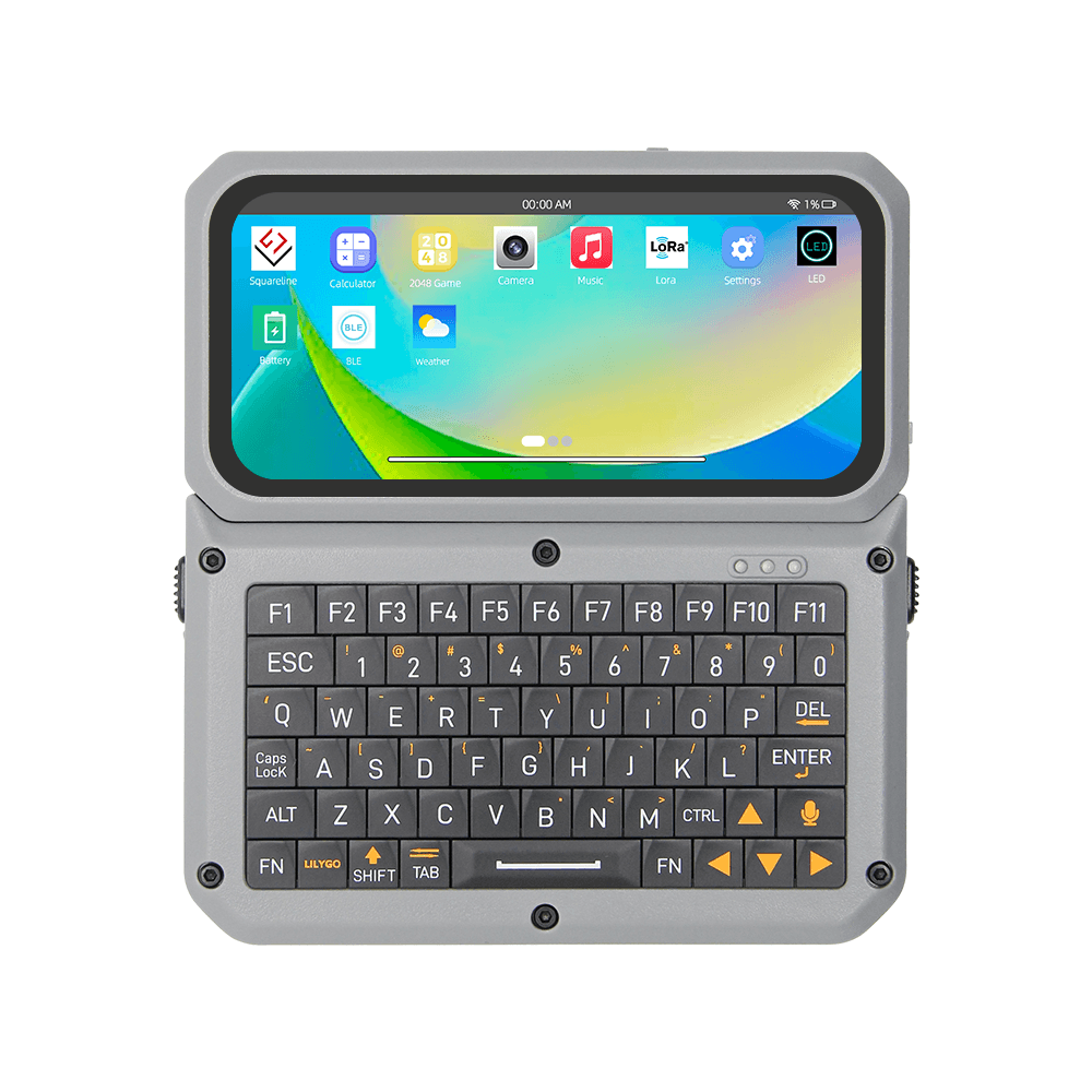 LILYGO T-Display K230 Handheld AI Dev Kit, RISC-V LoRa Terminal, Expandable Keyboard, AMOLED Touch Screen for AIoT Project