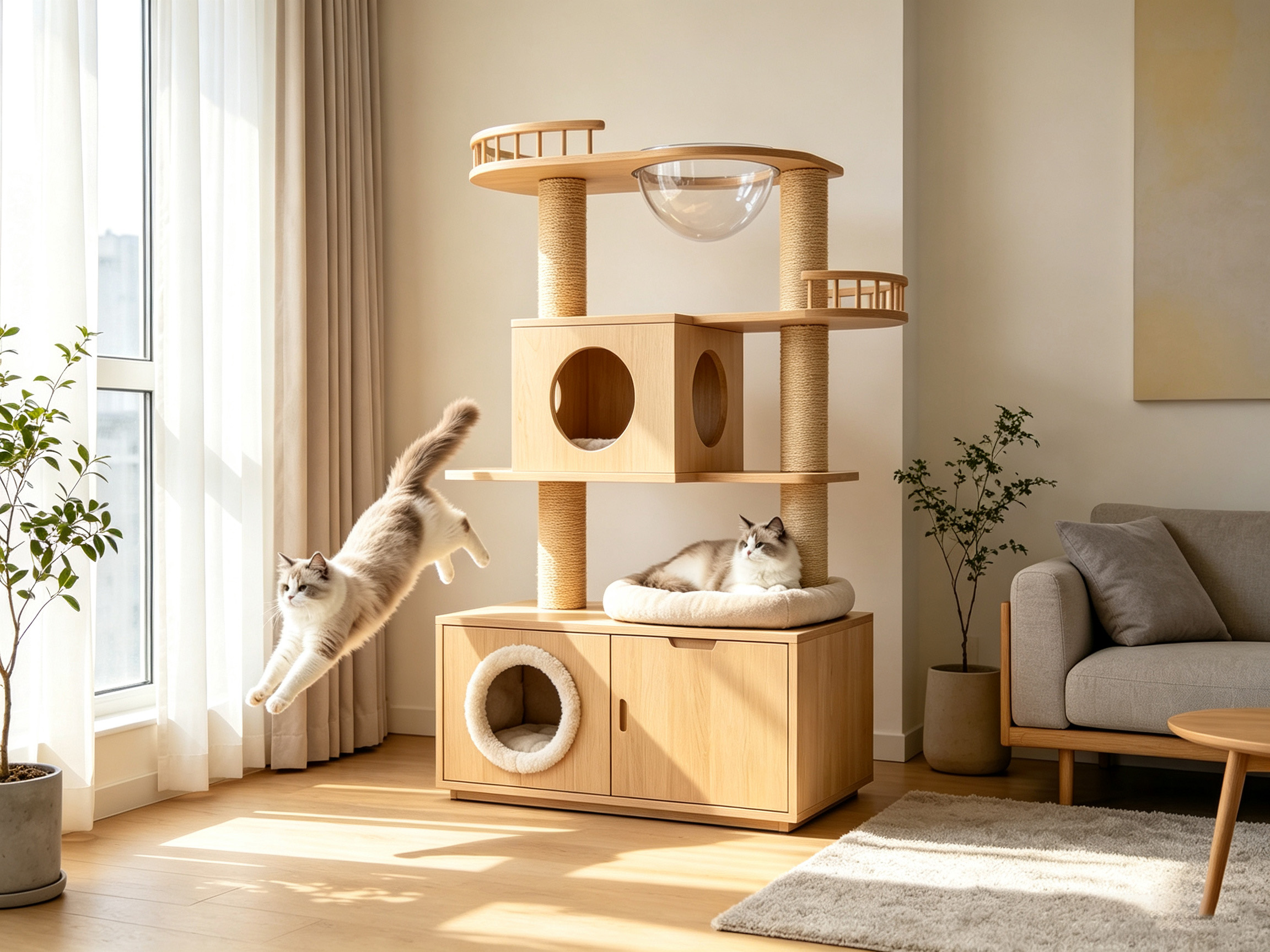Why a Premium Wooden Cat Tree Is a Must-Have for Modern Cat Owners