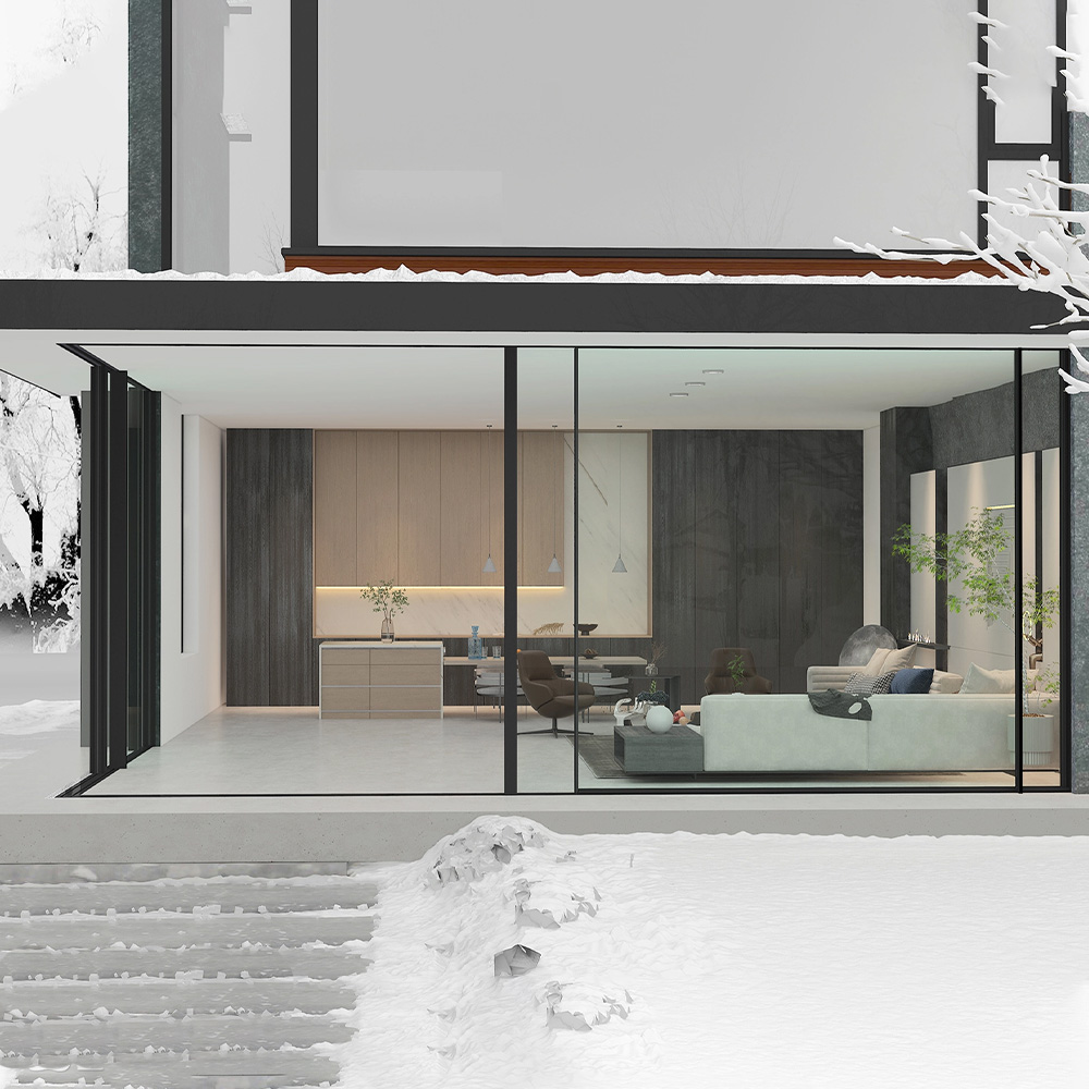140 Theral Break Full View Sliding Door