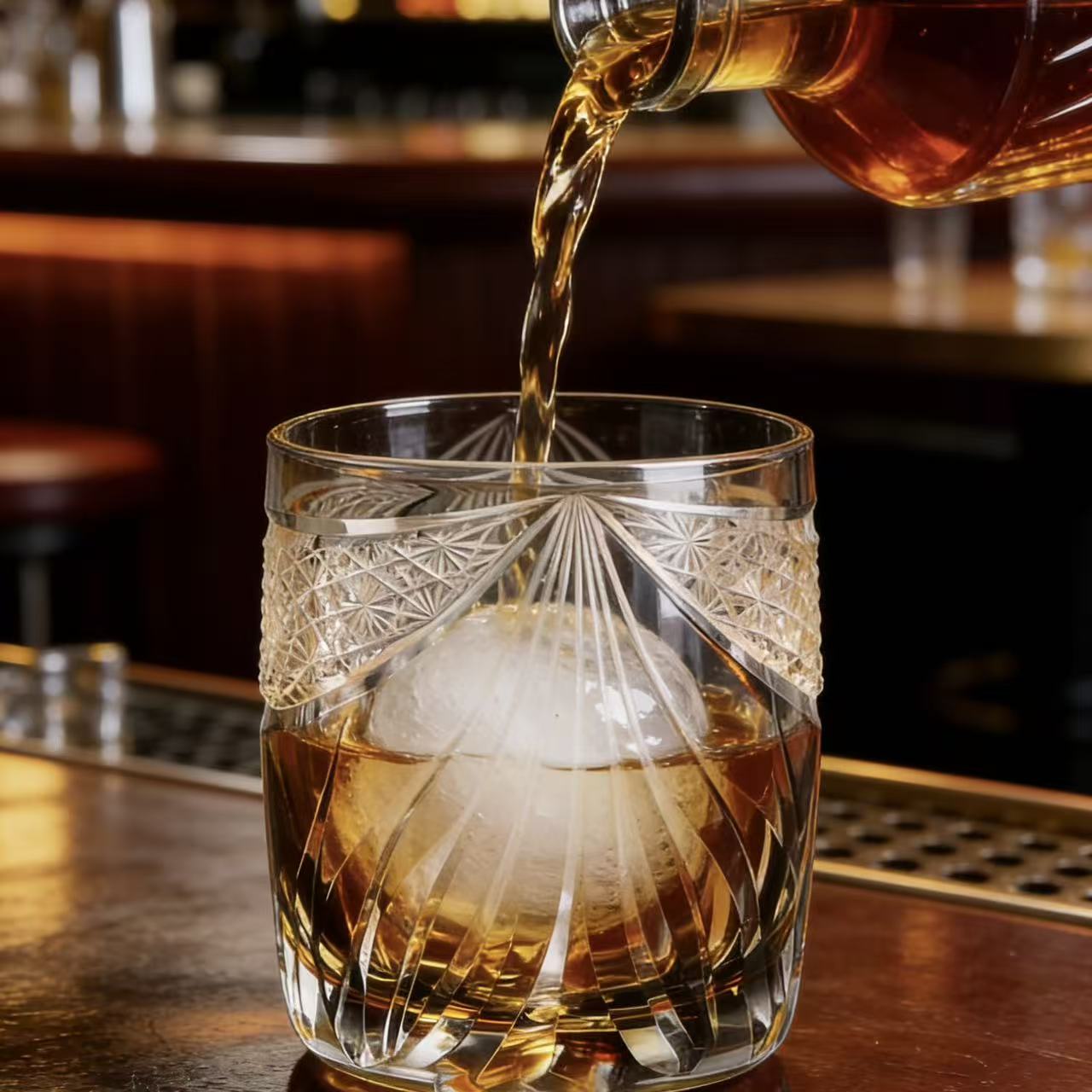 Clear Fan Star Web Edo Kiriko Glass | Luxury Handmade Gift 🎁