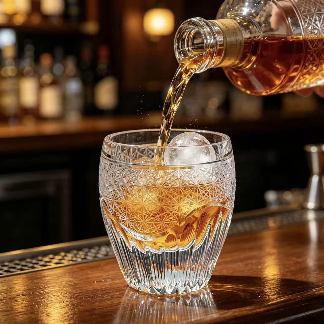 VSVEE Clear Edo Kiriko Whiskey Glass | Luxury Crystal Gift