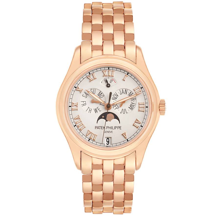 Replica Patek Philippe Annual Calendar Moonphase Rose Gold Mens Watch 5036 5036R