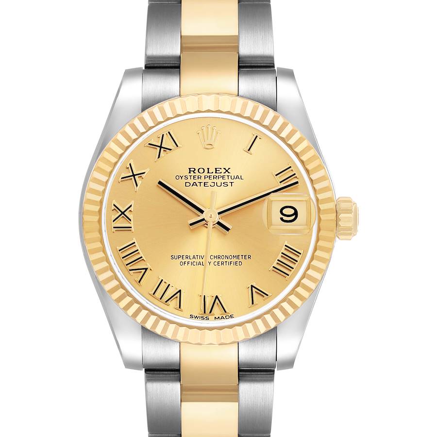 Replica Rolex Datejust Midsize 31 Steel Yellow Gold Ladies Watch 178273