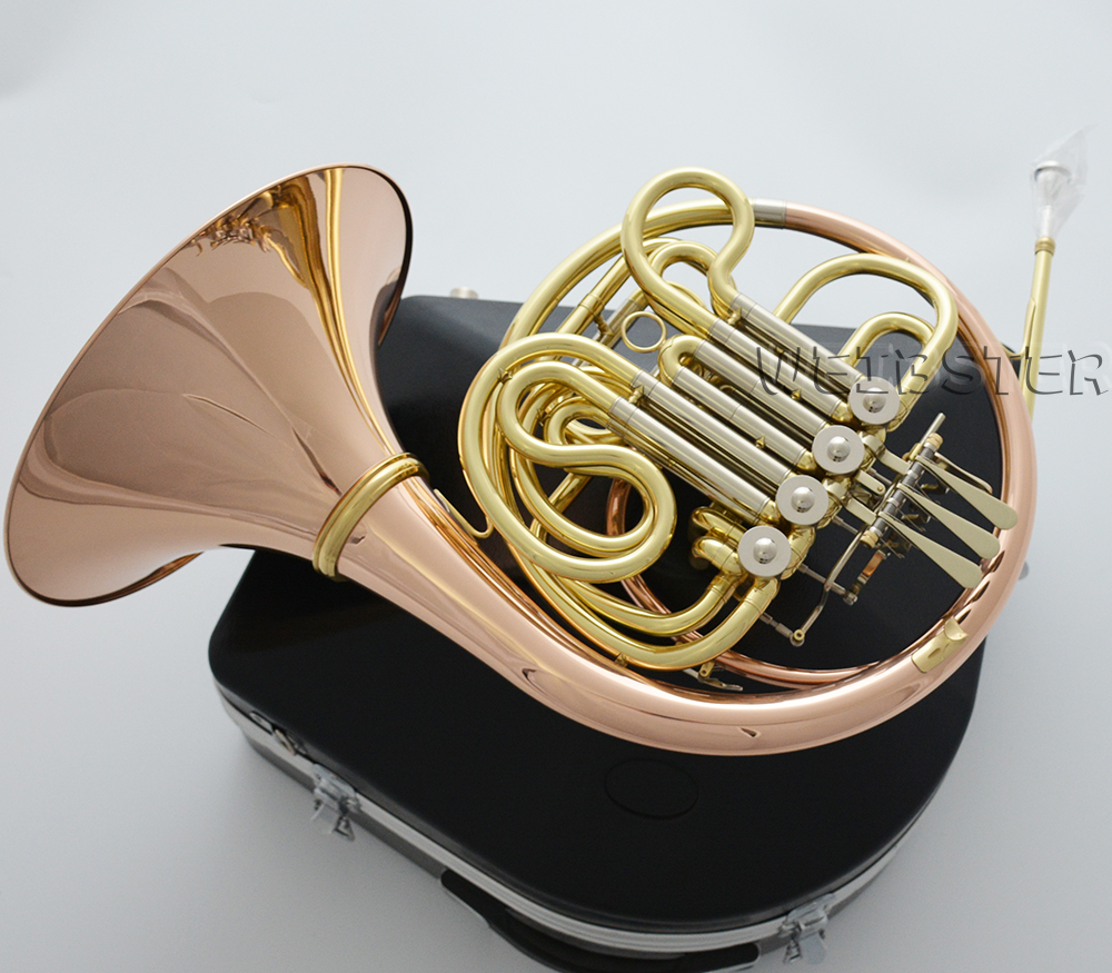 phosphor Copper Bell Double French Horn Bb / F With Hard Case FREE SHIPPING