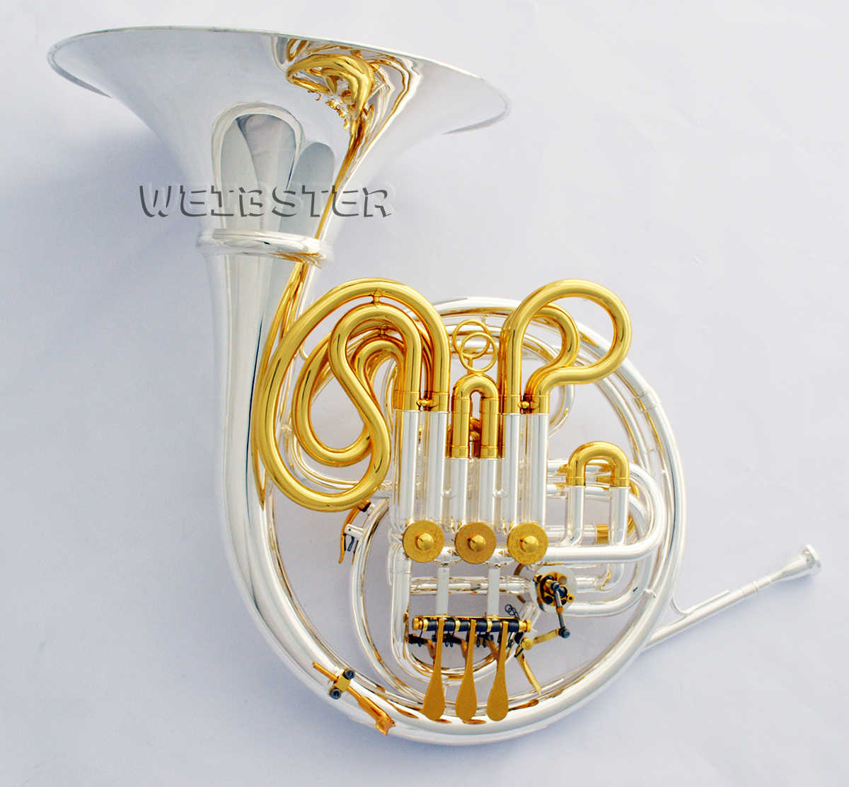 Professional 103 Double French Horn Silver Gold F/Bb Detached Bell FREE SHIPPING