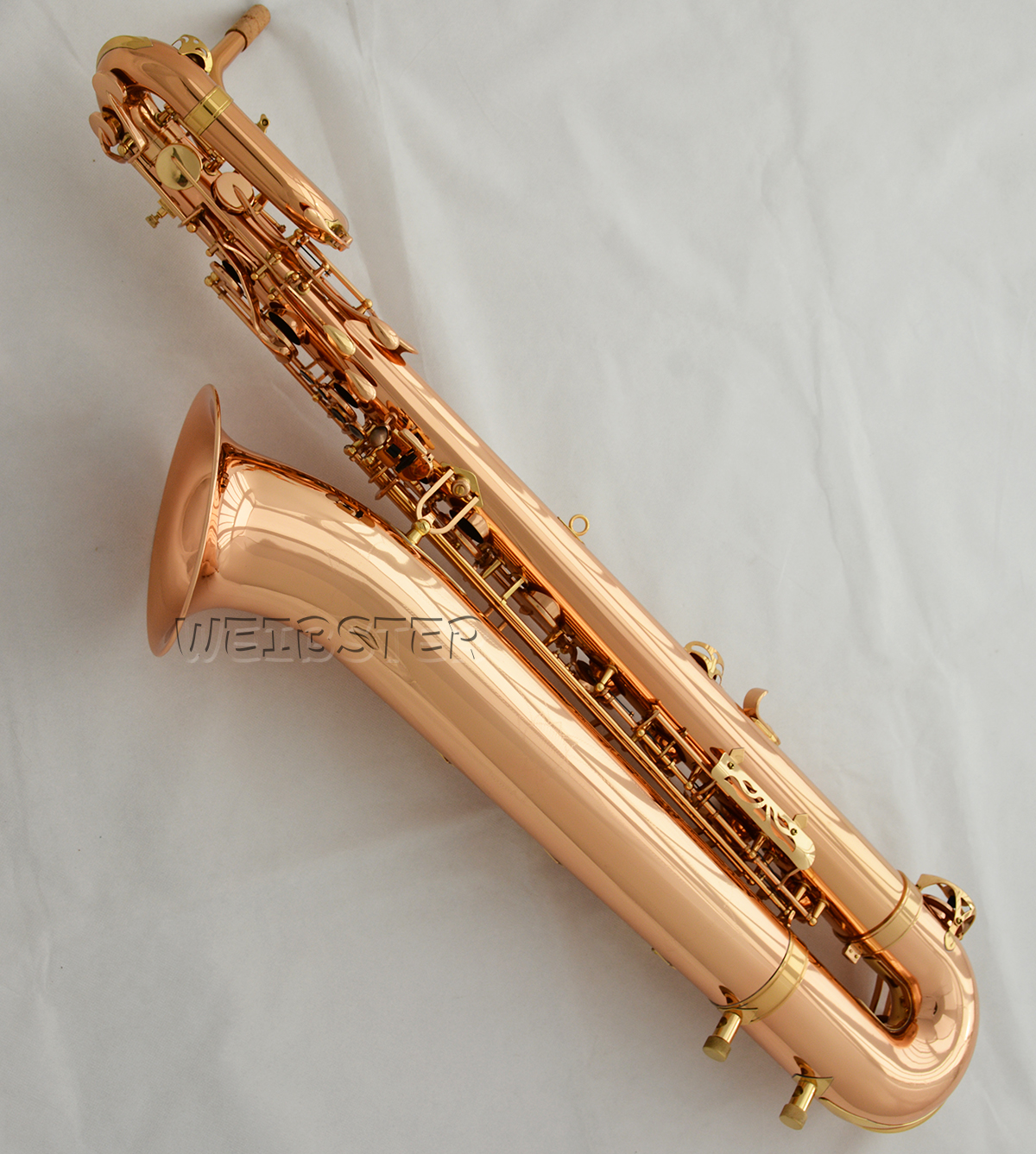 Customized WBS-683 Rose Brass Baritone Saxophone professional Eb Sax FREE SHIPPING
