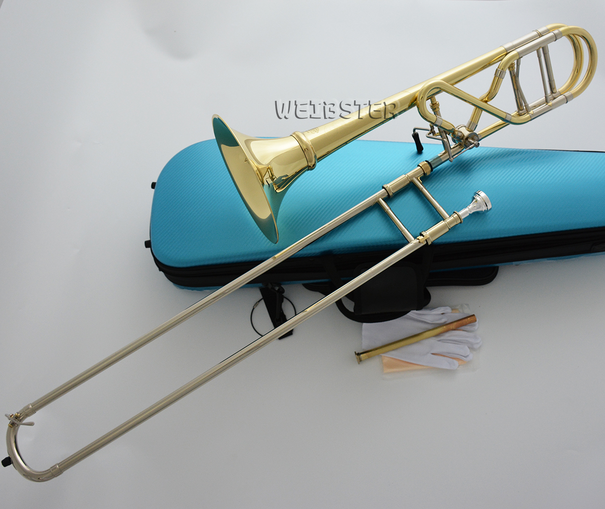 Detachable Bell WSL-885 Tuning Slide Tenor Trombone Bb/F Yellow Brass Bore size 0.547'' FREE SHIPPING