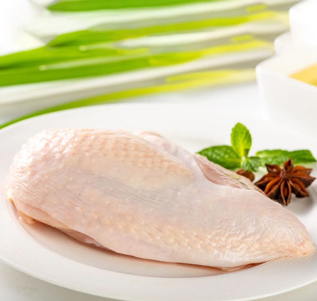 Chicken breast with skin