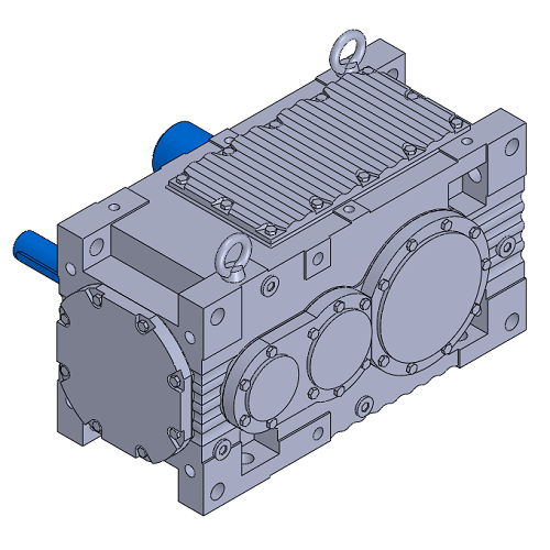 MC series industrial gearboxes M2 Helical Gear Unit-Parallel Shafts