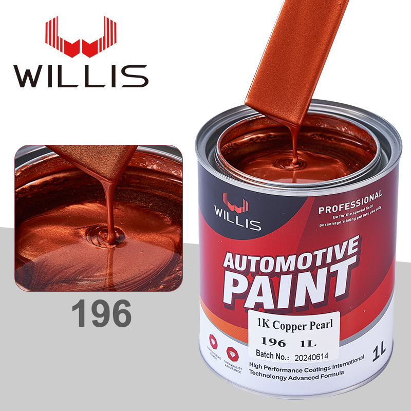 WILLIS Factory Price Auto Repair Boat Appliance Paint Color Acrylic Resin Spray Thin Liquid Copper Pearl Automotive Coating