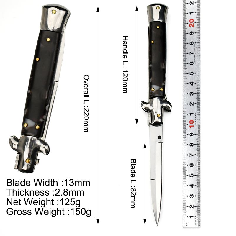 9in Italy AKC tactical folding pocket knife 