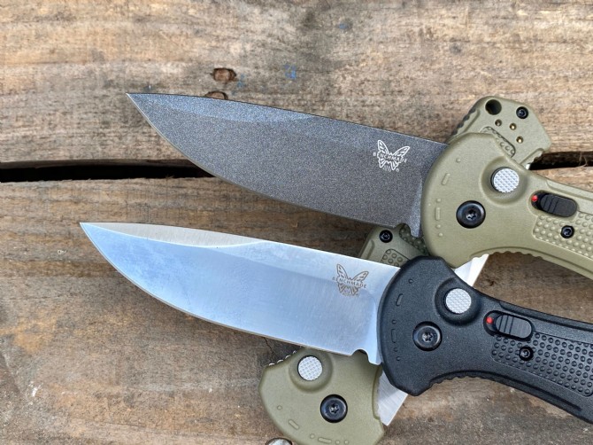 Benchmade - 9070 Claymore Side Jumping Folding Knife (Nylon Fiber Handle)