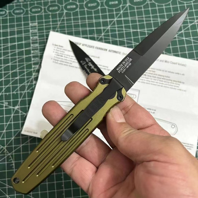 Authentic GERBER Auto Covert Side Jumping Knife