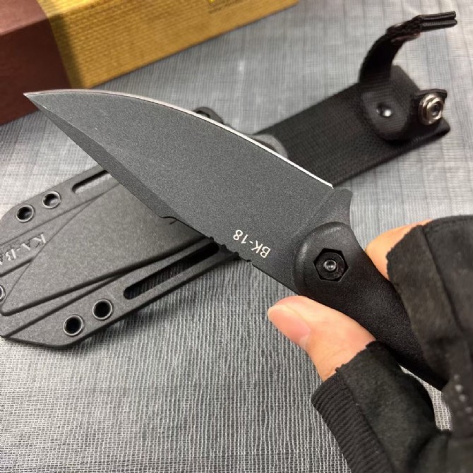 American KA-BAR Kaba-BK18 Becker Harpoon Harpoon Knife (Black Version)