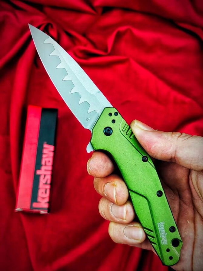 2023 New [Kershaw-1812] CPM-D2 Steel+6062 Space Aluminum Alloy Handle Boutique EDC Folding Knife