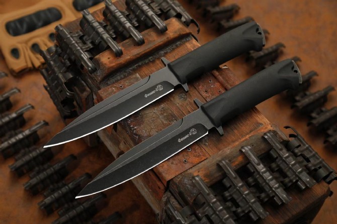 Kizlyar Russia Kizlyar Phoenix 2 Russian Special Forces Soft Rubber Handle Knife - K Sheath