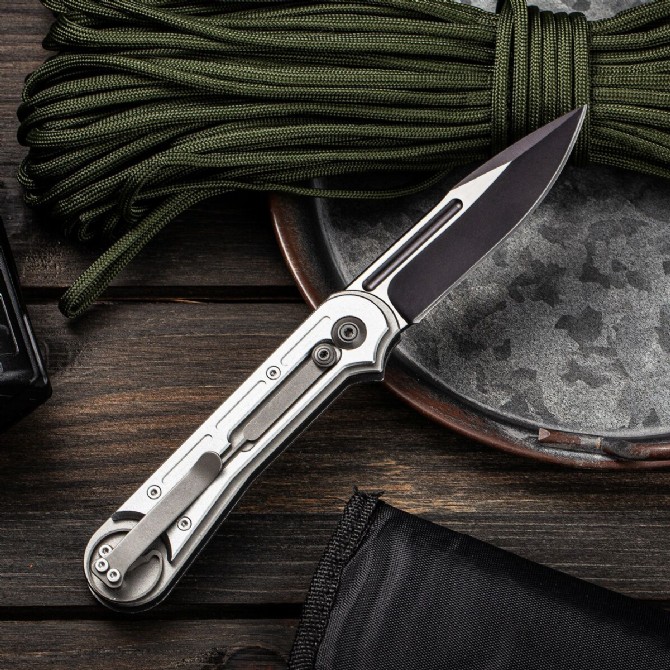 WE KNIFE 815F Double Spiral Locking Mechanism Folding Knife