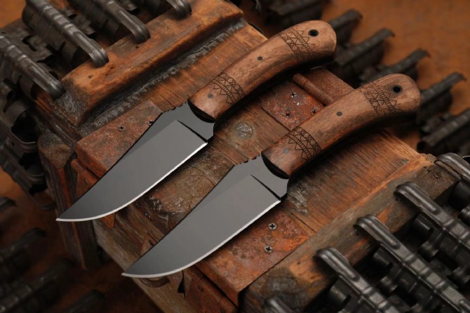 American Winkler Blue Mountain Hunting Knife Maple