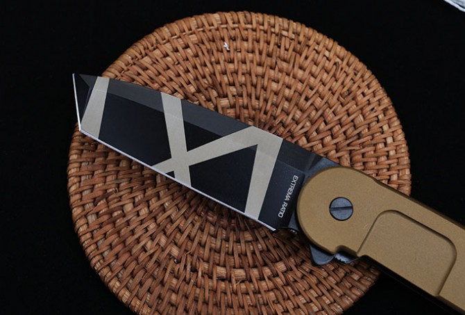 EXTREMA RATIO BF2RCT Tactical Folding Knife (Flat Head Yellow Handle)