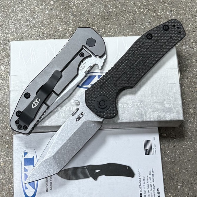 ZT0620CF titanium alloy ceramic bearing folding knife
