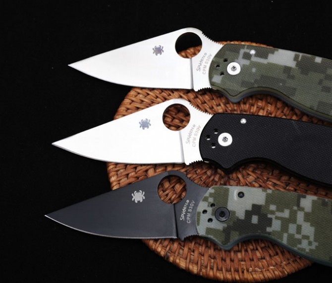 Spyderco -  C223 Bearing Folding Knife (G10 Handle)