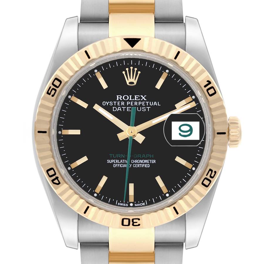 Replica Rolex Turnograph Steel Yellow Gold Japan Limited Edition Mens Watch 116263