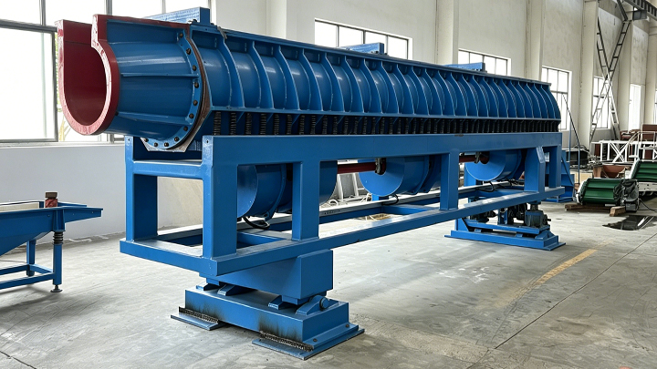 A Malaysian customer ordered the trough-type production line.