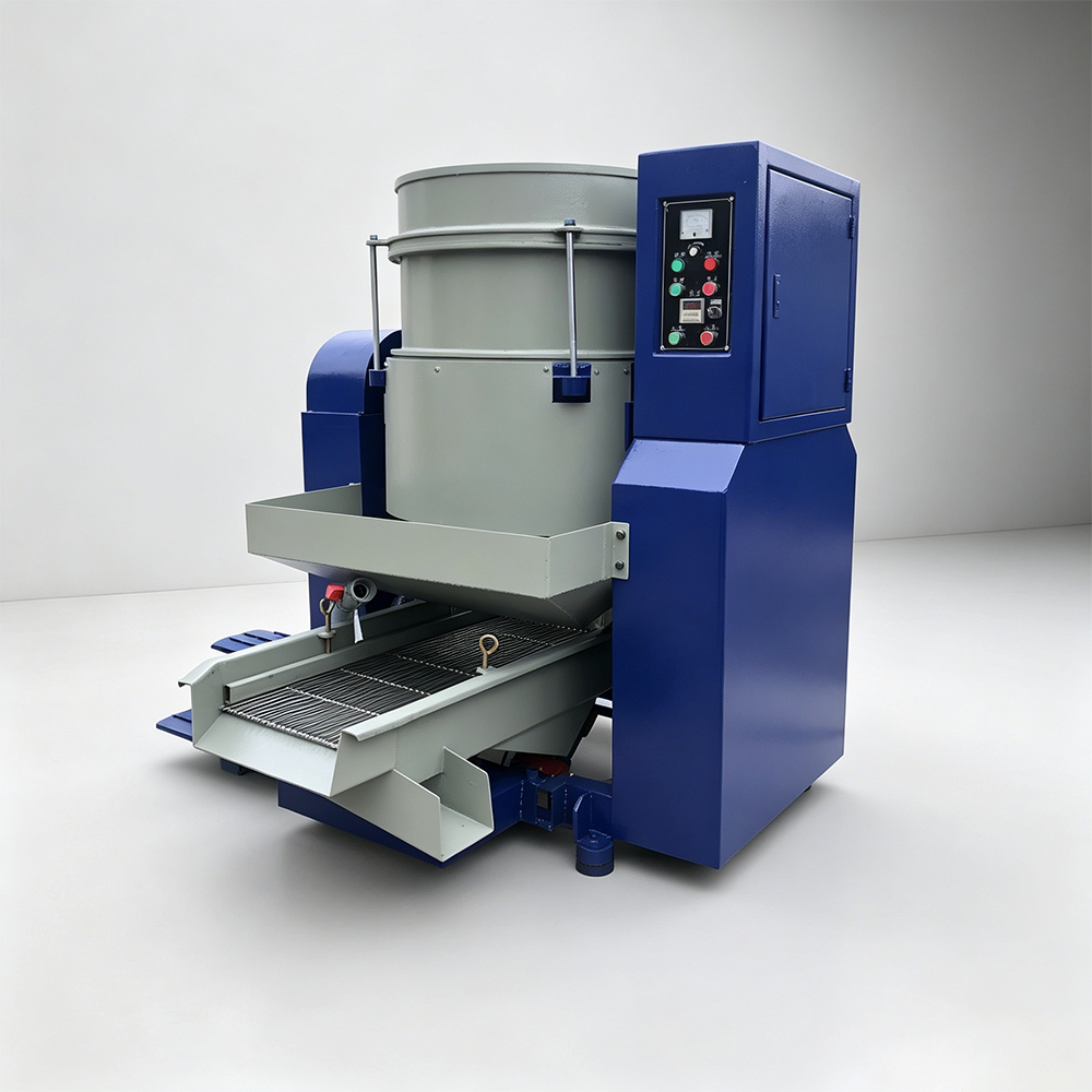 CD centrifugal disk finishing machines with manual discharge