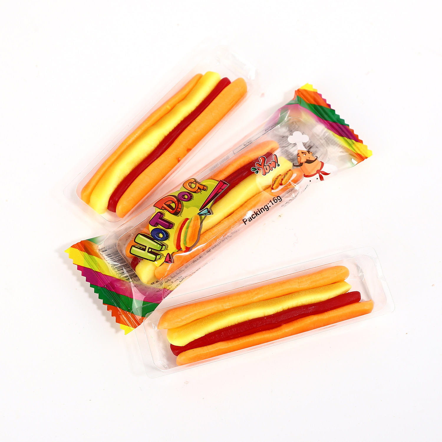 HOT DOG GELATIN GUMMY CANDY