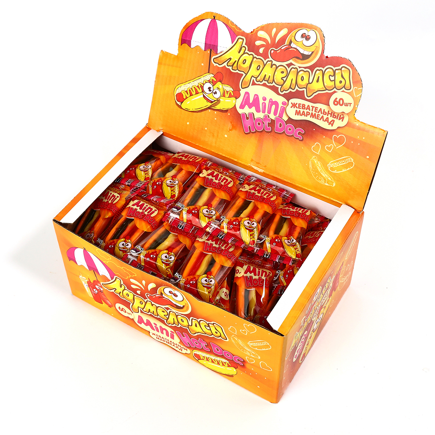 HOT DOG GELATIN GUMMY CANDY