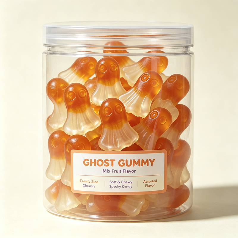 Ghost-shaped gummy candy