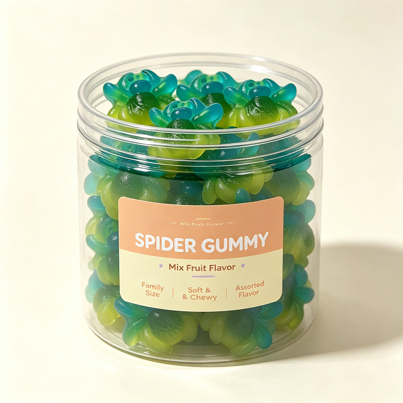 Spider-shaped gummy candy
